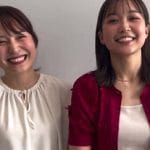 松岡朱里アナの胸チラ、谷間チラがエロい！！