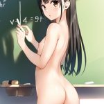 【二次元】黒髪ヘアバンド女子の日常生活を透けるメガネで