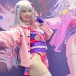 えなこ　セクシーなギャル忍者コスプレでイベントに登場。