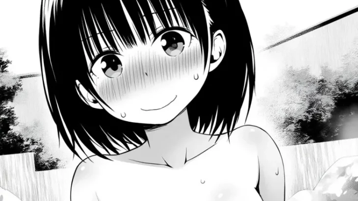 【二次元】温泉女子が笑顔で近い